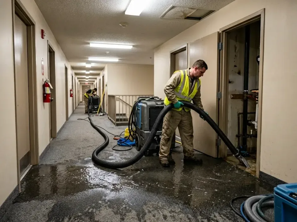 multi-unit-apartment-hallway-f-005 — frequently asked questions, Emergency Burst Pipe Water Extraction & Removal in Kershaw,…